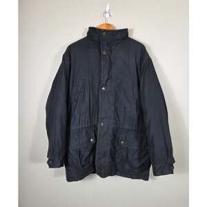 Club Room Men's Vintage Black Full Zip Winter Jacket Size XL